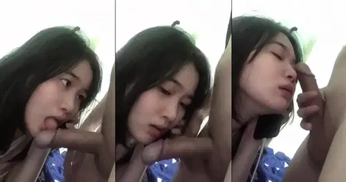 Ayah menelepon pas lagi mengulum kontol, jawab HP sambil ngisep enak banget