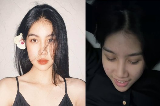 Tersenyum cerah melihat kontol pacar yang super gede