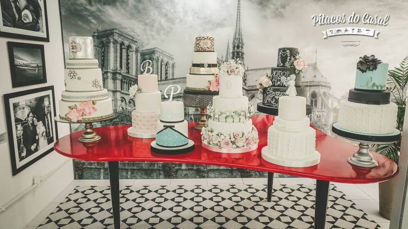 Opções de bolos para festas